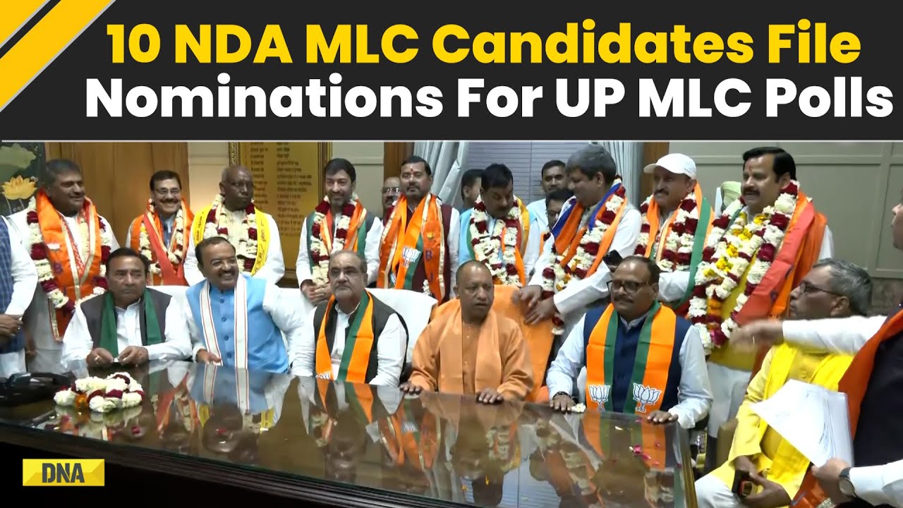 Uttar Pradesh MLC Polls 2024: NDA&rsquo;s 10 Legislative Council Member Candidates File Nominations