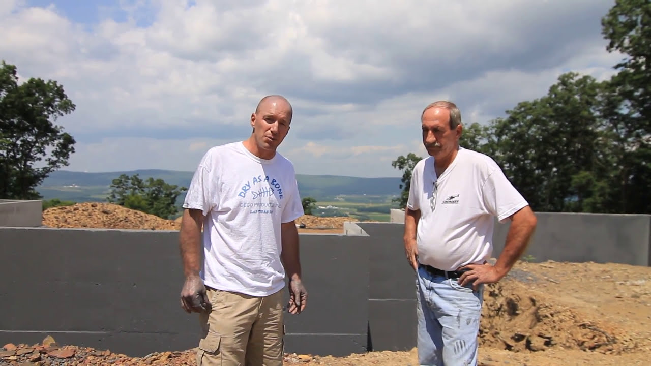 Foundation Wall Coating - Deco 20 Seal Testimonial - Waterproofing Poured Wall