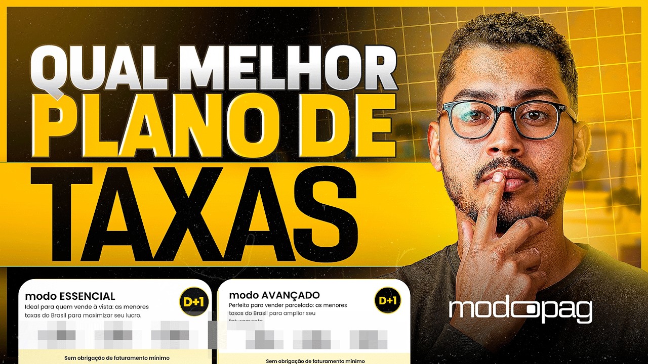 Qual PLANO de TAXAS da M&Aacute;QUINA de CART&Atilde;O modoPAG em 2025? ESSENCIAL vs AVAN&Ccedil;ADO!