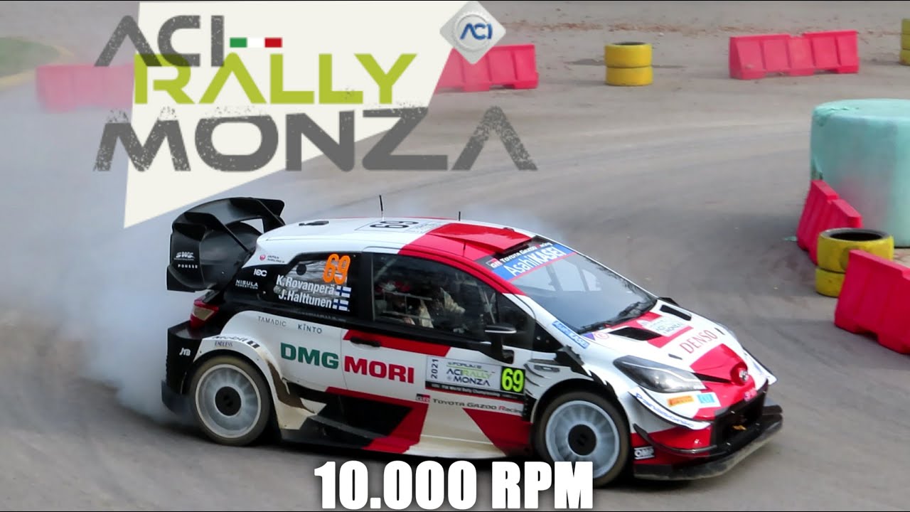 ACI Rally Monza 2021 | Flat Out, Night Driving, Show, Mistakes | 10.000 RPM