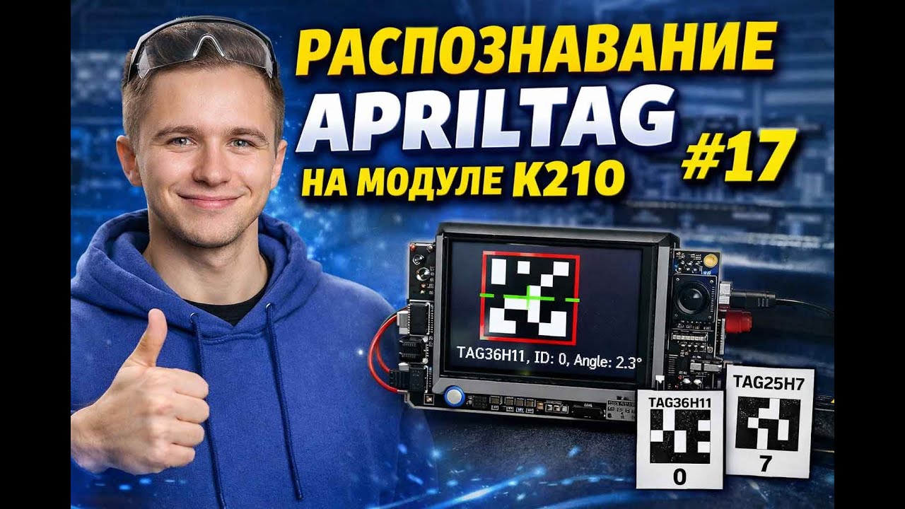 #17 K210 | Распознаванию AprilTag-меток с использованием модуля K210 и среды CanMV IDE.