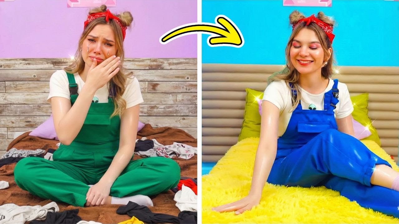 Бюджетное преображение комнаты DIY! 🏠 Из простой в роскошную ✨