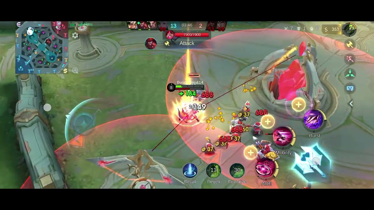 Mobile Legend gameplay  