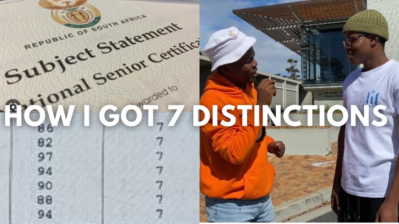HOW I GOT 7 DISTINCTIONS IN MATRIC(Grade 12) (Study Tips)