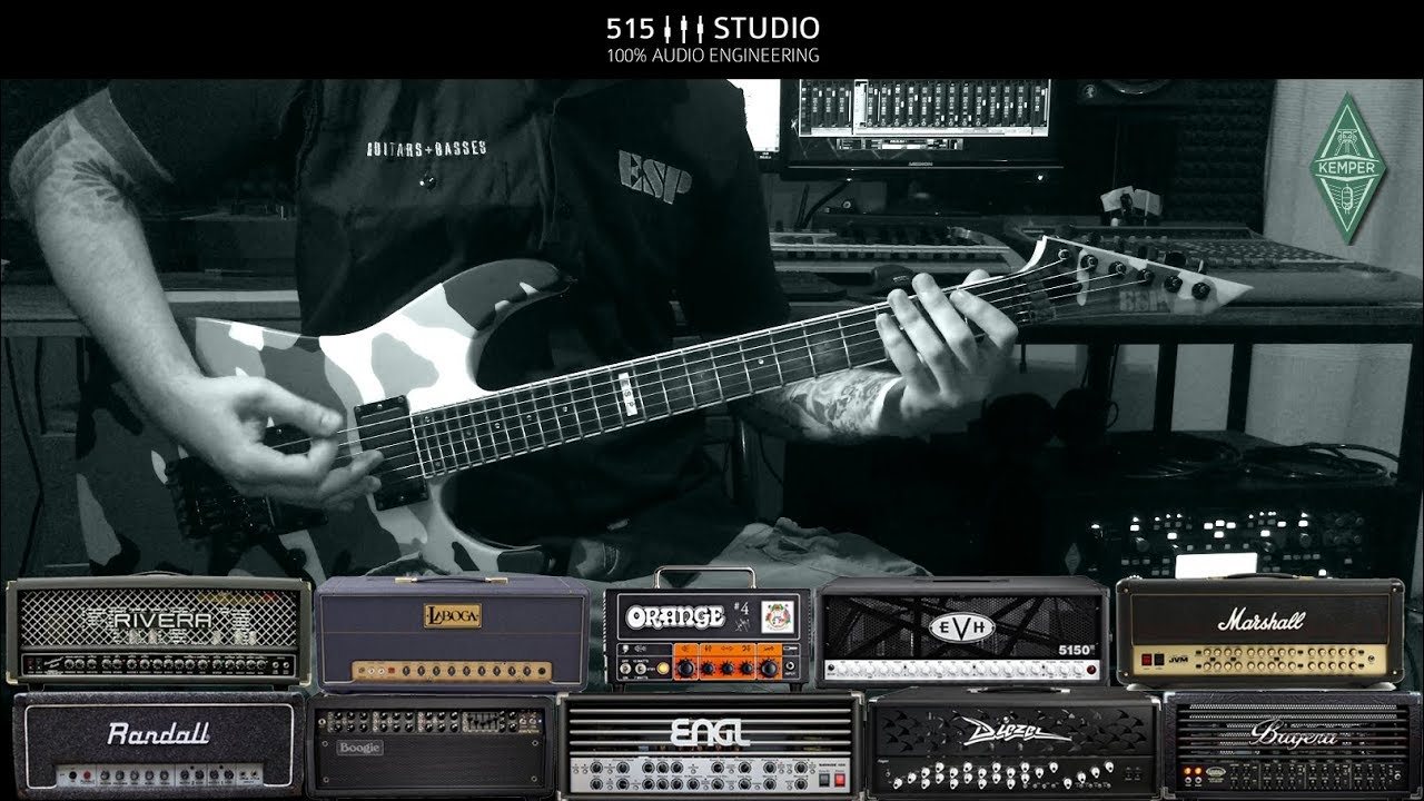 Kemper Profiling Amp: 10 Hi-Gain Amp Shootout for METAL TONE - part 2. [FREE DOWNLOAD!]