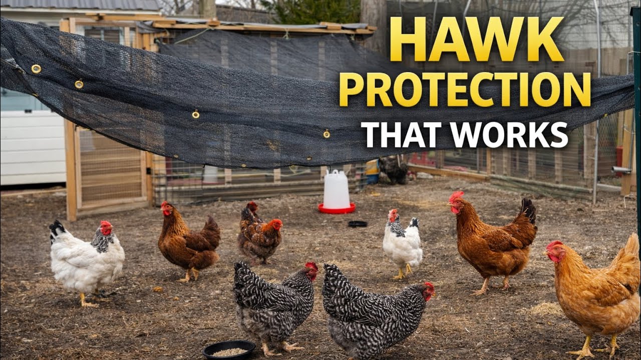 How I Protect My Free Range Chickens From Hawks (Simple & Effective)
