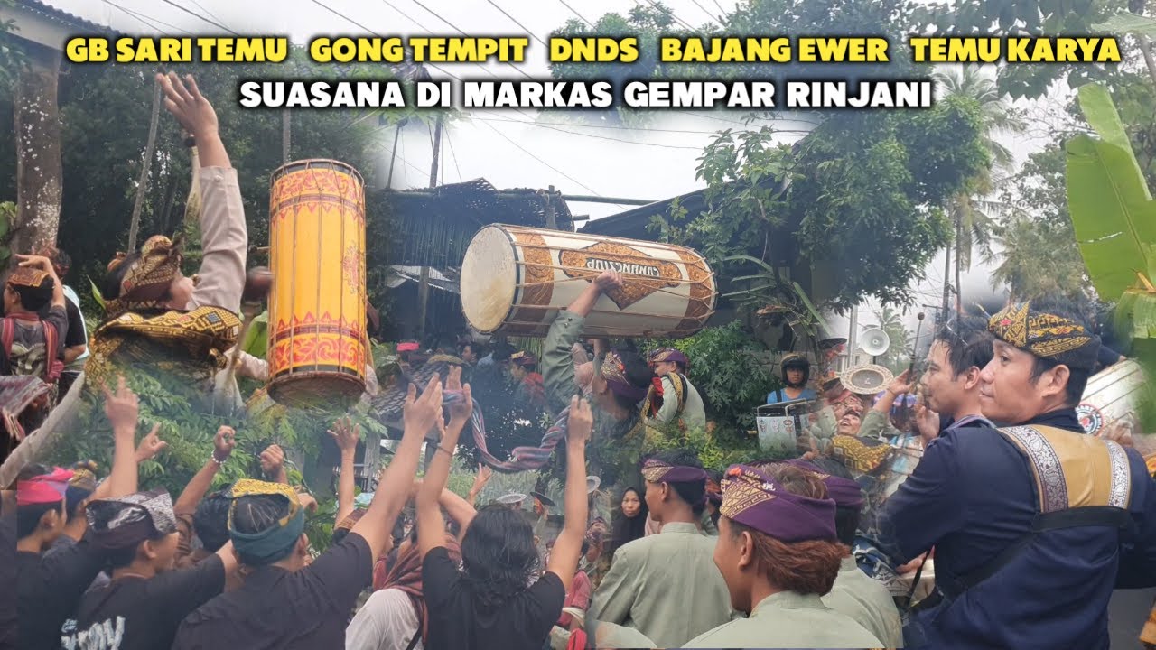 PERTEMUAN GENDANG BELEQ SARI TEMU VS GONG TEMPIT _ DNDS | BAJER & TEMU KARYA SUASANA DI DASAN GEDANG