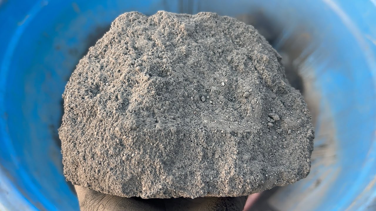 Dry crumbling charcoal ashes 