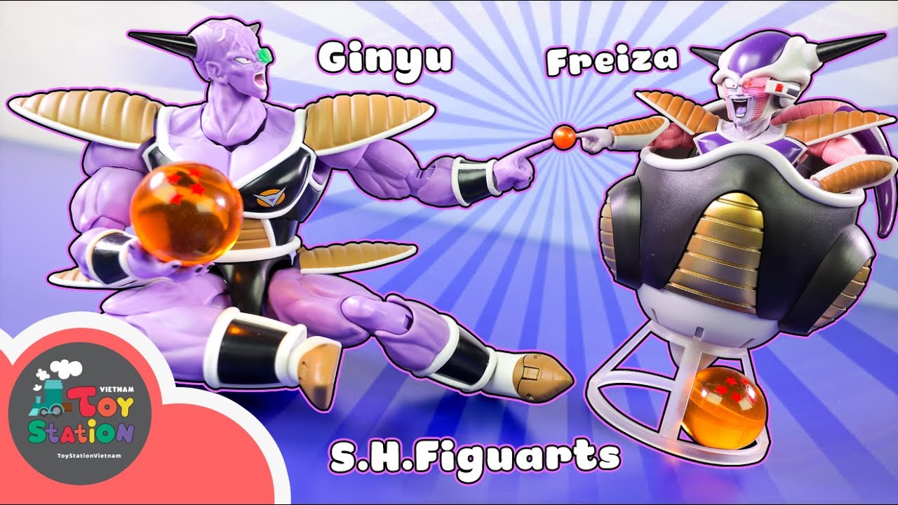 Review chi tiết 2 em SHFiguarts Dragonballz, Ginyu và Frieza đỉnh của chóp chất lượng ToyStation 608