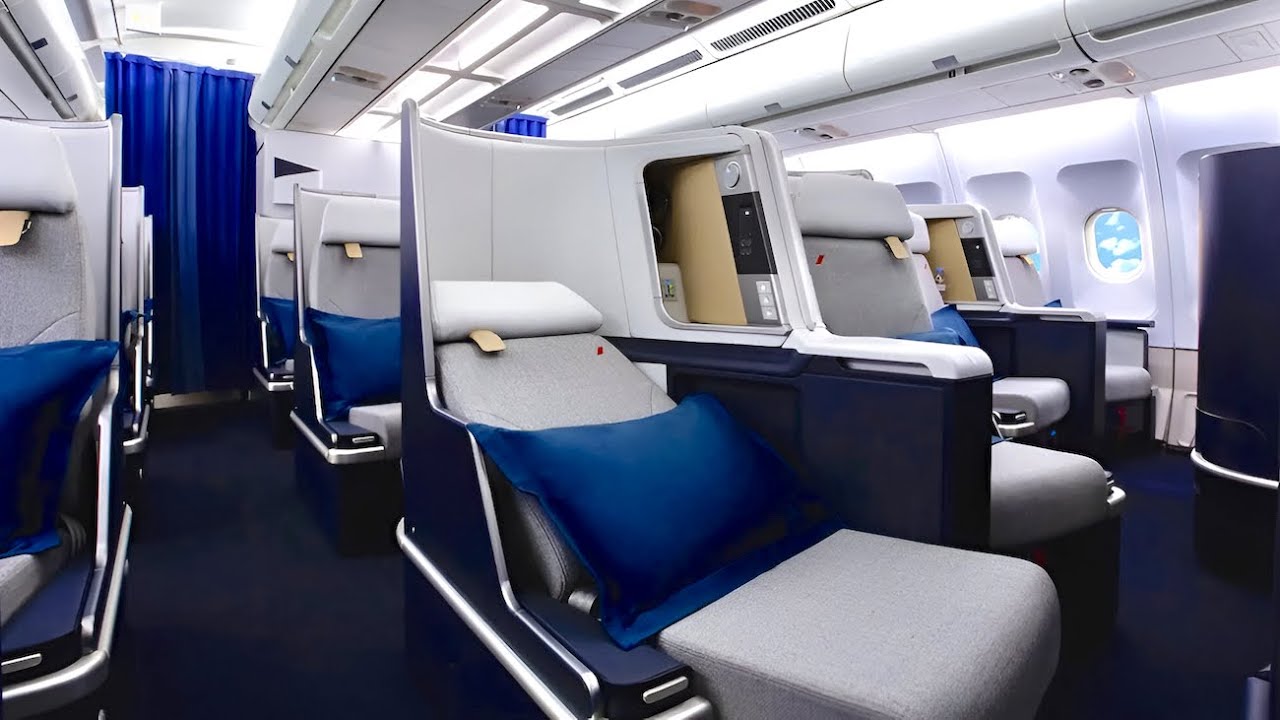 Air France A330 Бизнес-класс | Синт-Мартен — Париж (обзор полета в формате 4K)