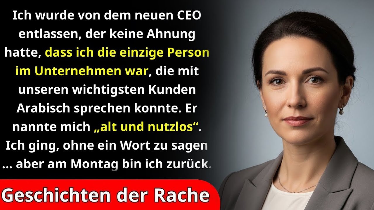 „Der CEO feuerte mich – ohne zu wissen, dass ich die Einzige war, die Arabisch sprach“