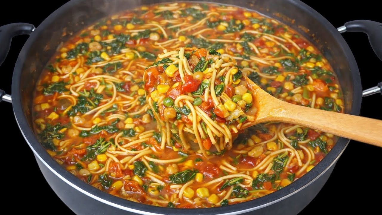 Comforting Ramadan Noodle Soup Ready in 30 Minutes اش رشته برای افطاری رمضان Ramadan Iftar Recipe 