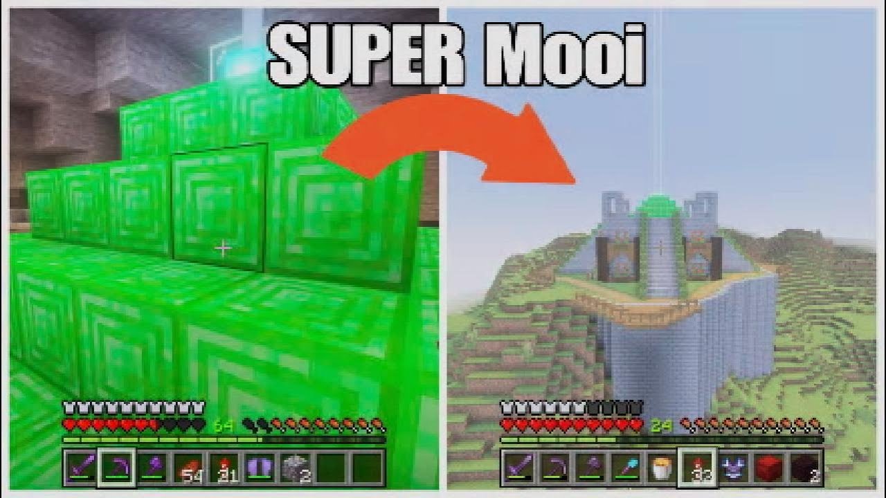 Ik transformeerde mijn beacon in minecraft!!