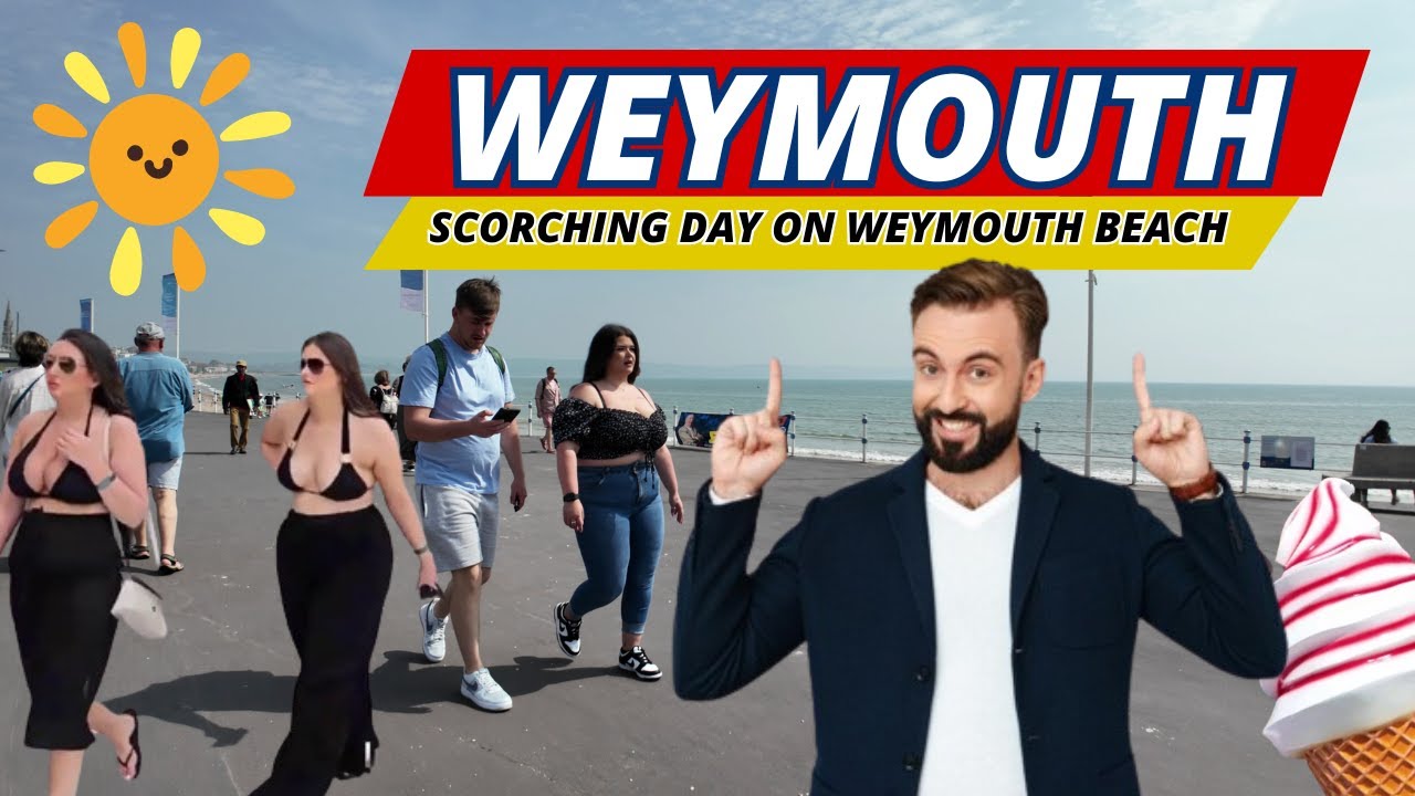 Weymouth Beach In Dorset 2024 - Hottest Day Yet!