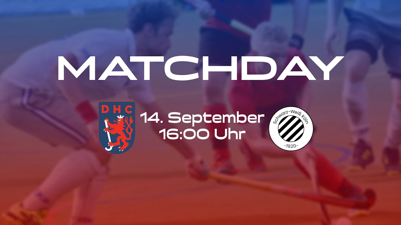 DHC.tv | Düsseldorfer HC - Schwarz-Weiß Köln | 2. Bundesliga Herren | 14.09. ab 15:45 Uhr