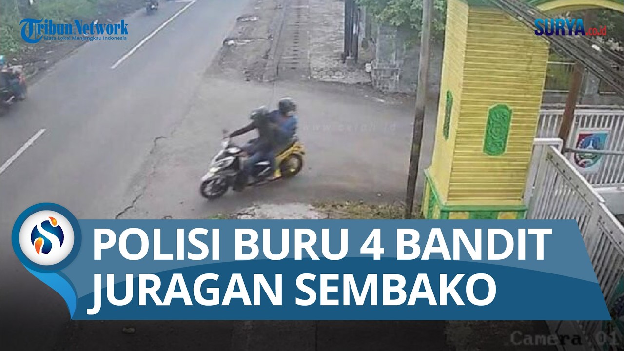 Polisi Buru Empat Bandit Perampok Juragan Sembako Sumobito Jombang