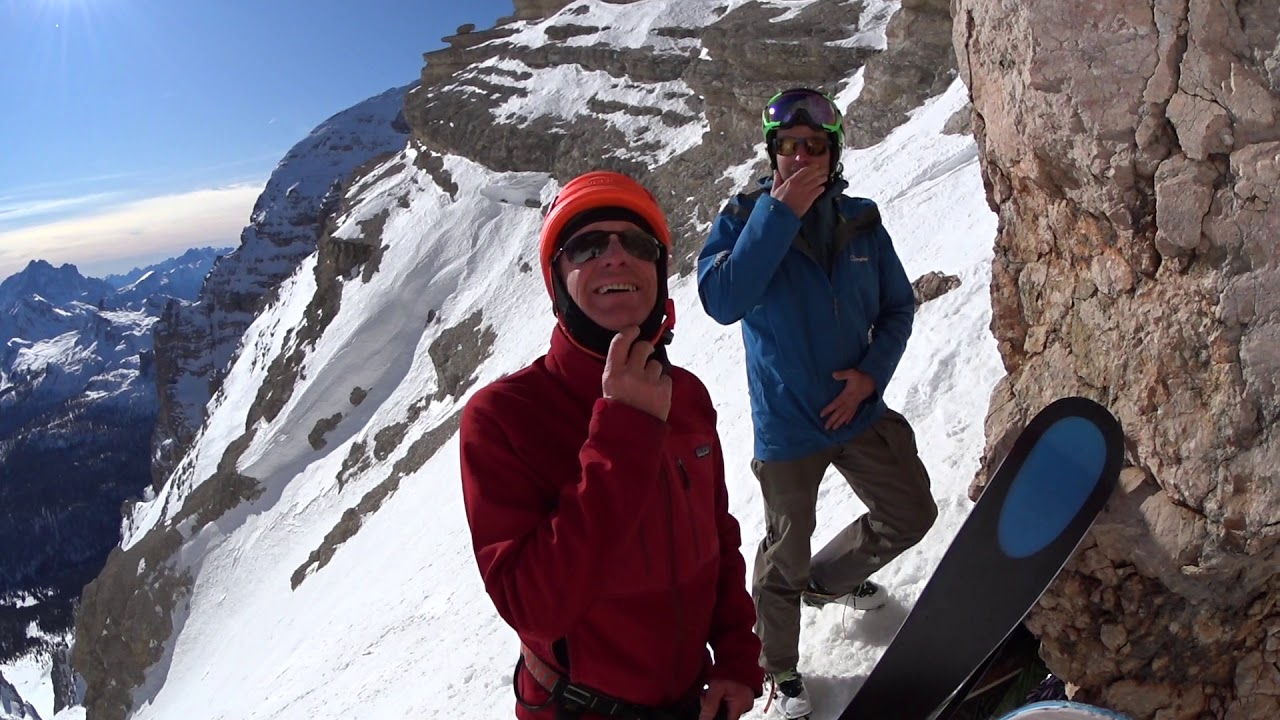 Scialpinismo a Cortina d'Ampezzo. Forc  del Vallone Tofana freeride