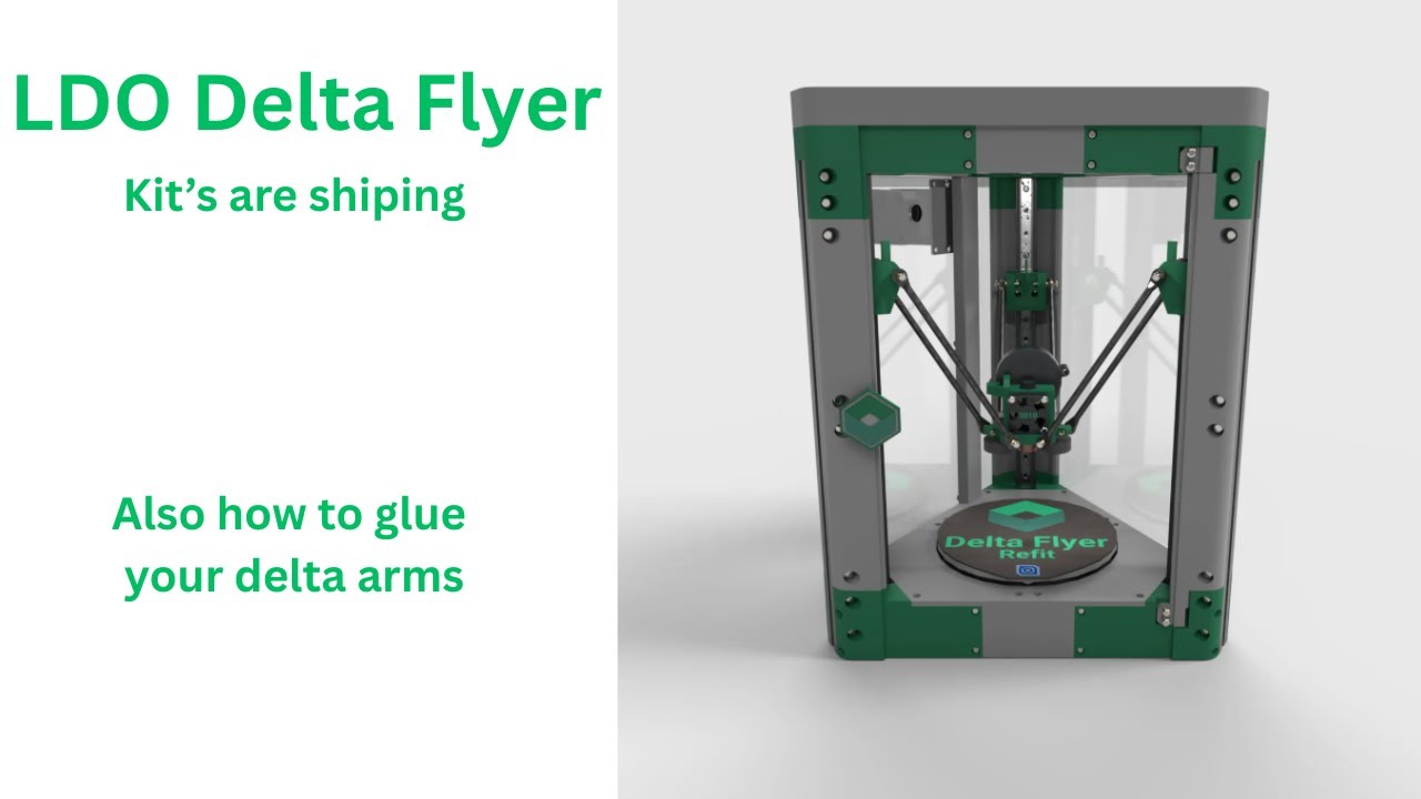 Наборы для самостоятельной сборки 3D-принтера LDO Delta уже в продаже! Также есть руководство по ...