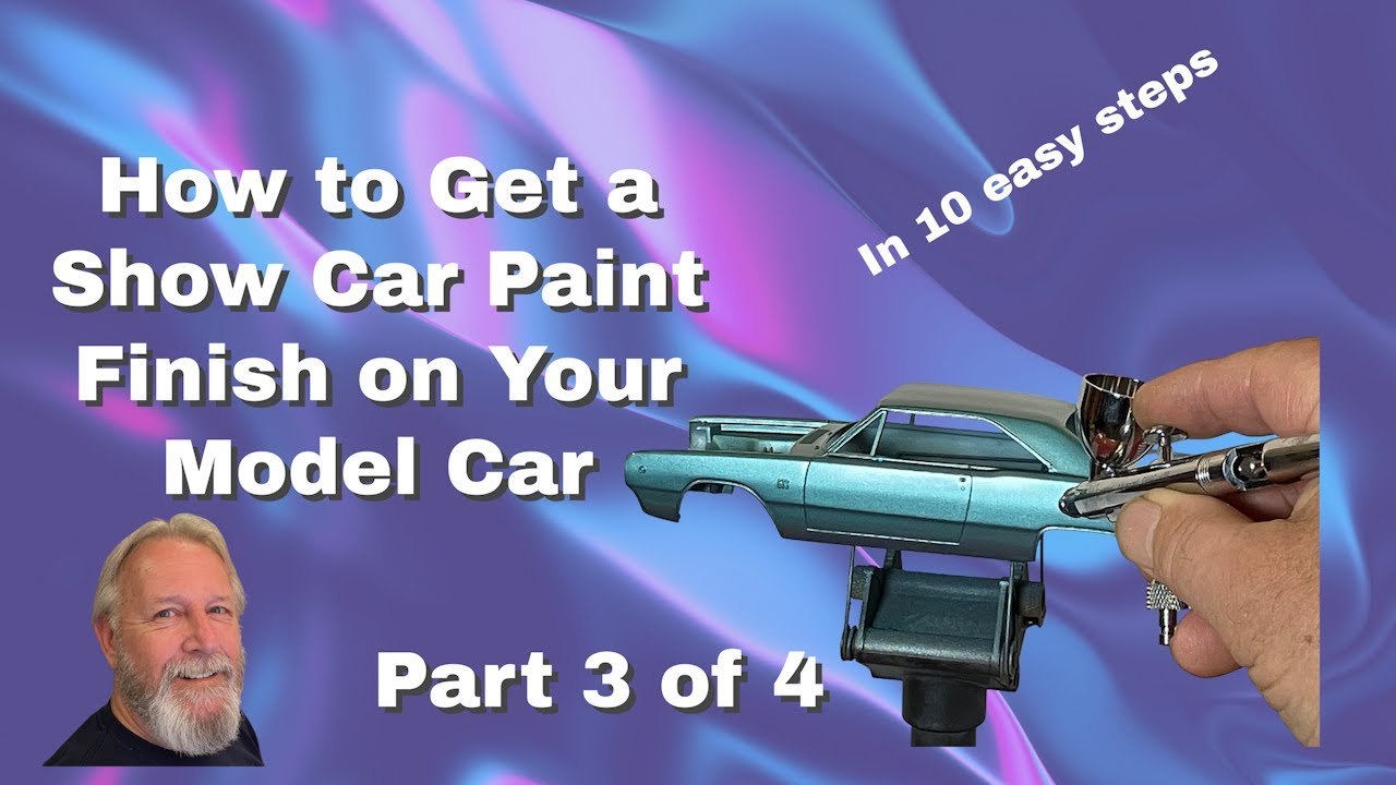 How to get a Show Car Paint Finish on Your Model Car, (Part 3, Clear Coat Time)