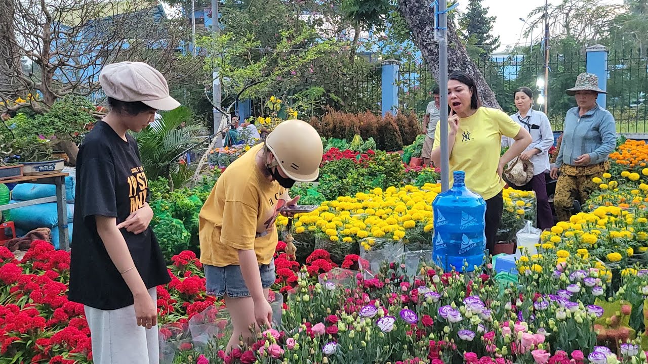 RỰC RỠ CHỢ HOA XUÂN CAO LÃNH- MAI ĐÀO KHOE SẮC NHIỀU HOA ĐỘC LẠ ĐÔNG VUI CHƯA TỪNG CÓ