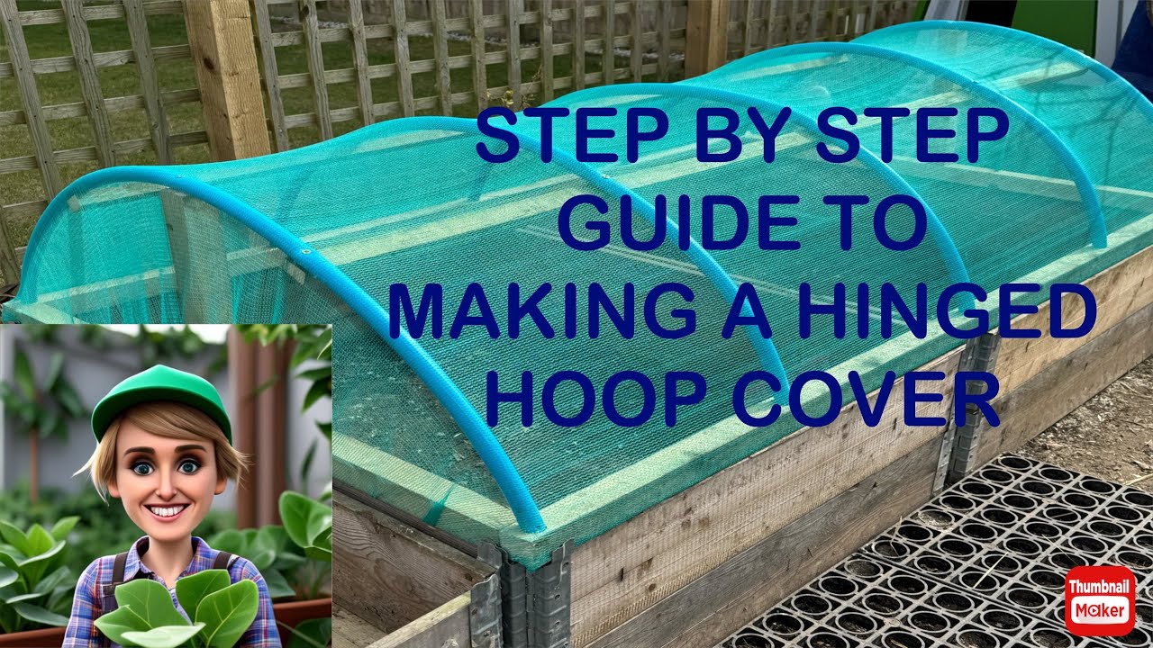 Making a hinged hoop cover