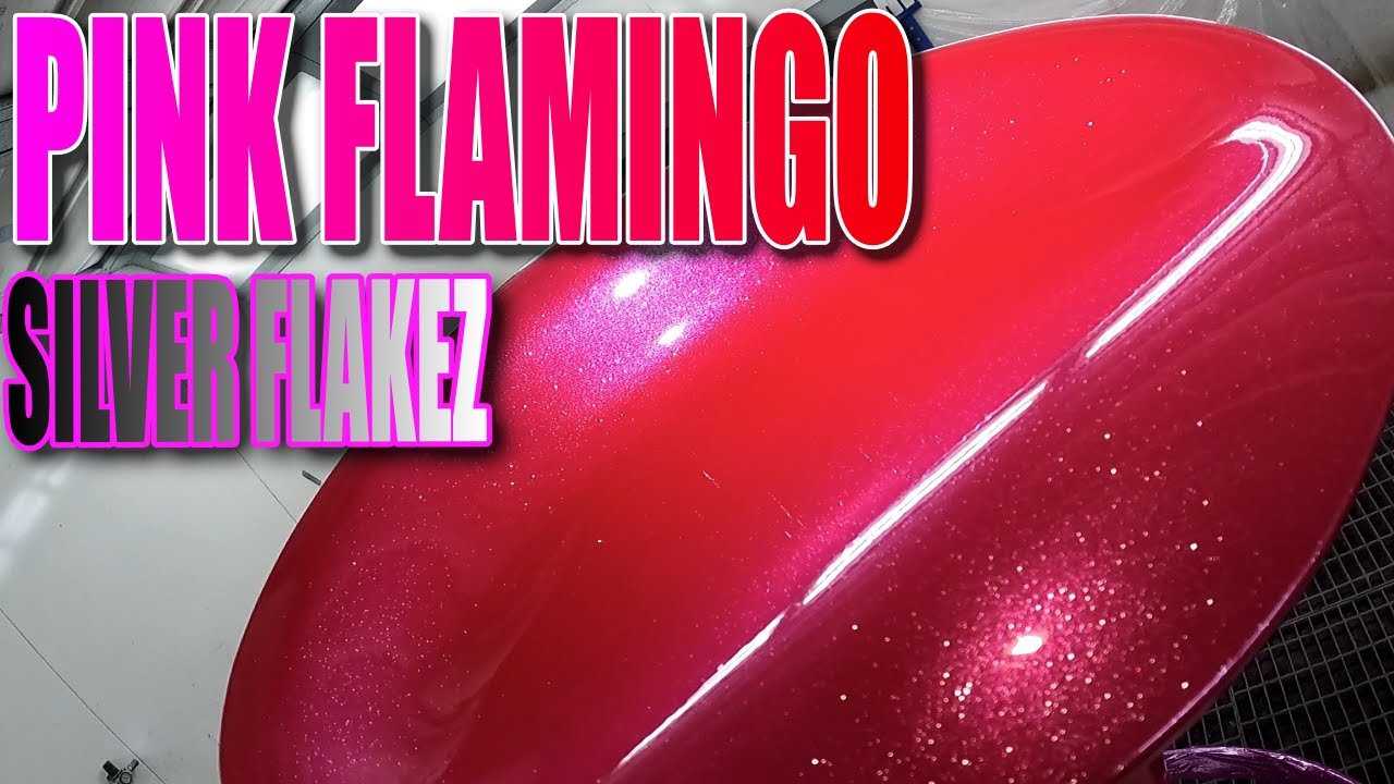 Pink Flamingo Candy Basecoat - Silver FlakeZ - Diamond Clear