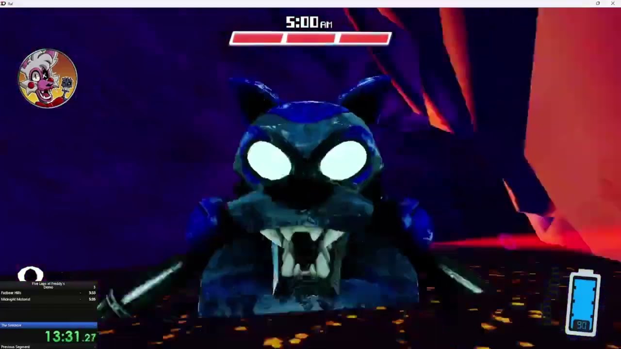Five Laps at Freddy's - Any% (Demo) - 15:29
