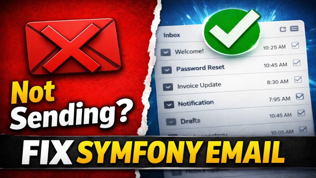 Отправляйте электронные письма в Symfony ПРАВИЛЬНЫМ способом (Symfony 7 и 8)