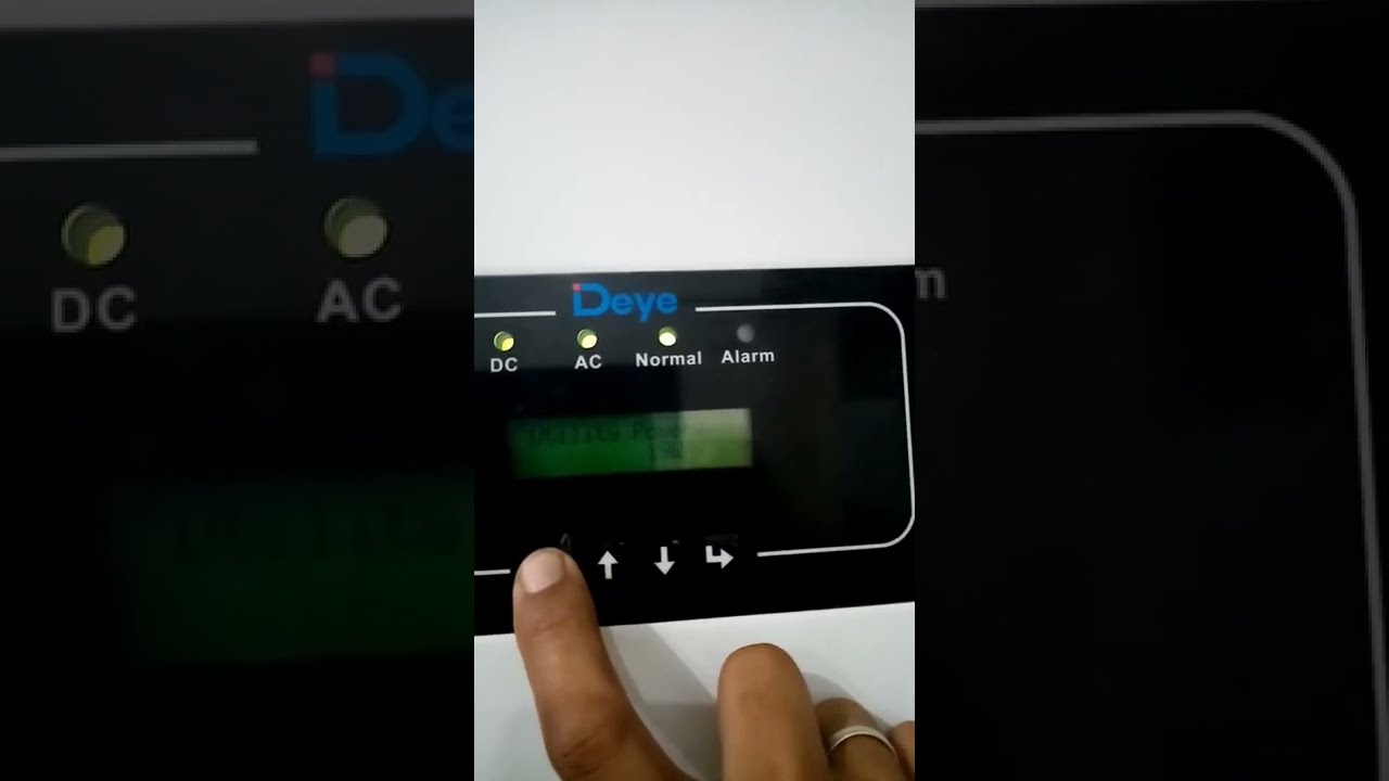 How to set limiter for Deye Grid-tie Inverter