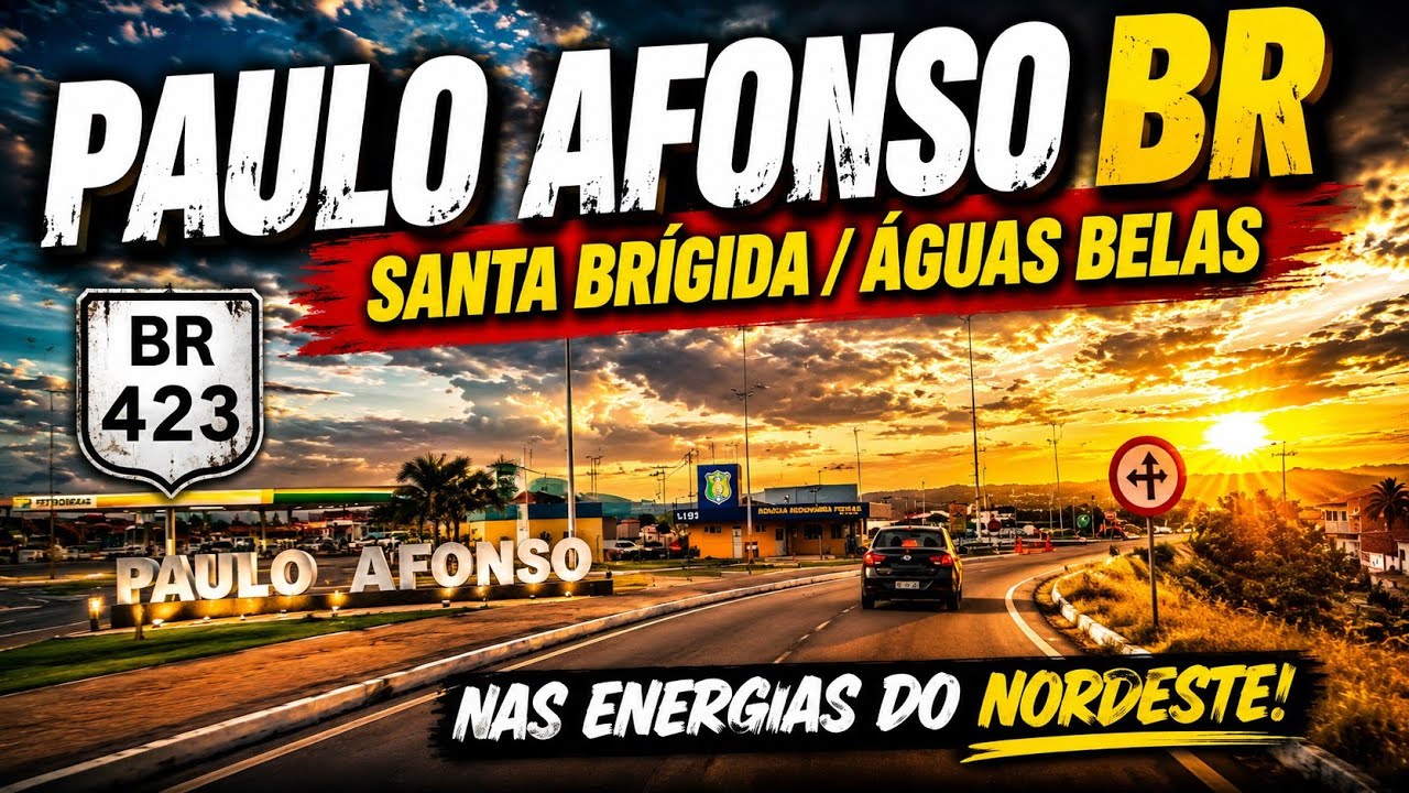 Viagem Nordeste Parte 11 passando por Paulo Afonso na Bahia