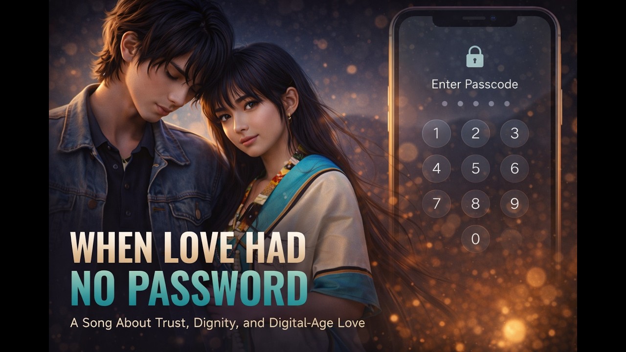 When Love Had No Password – Emotive Rock Fusion | Official Lyrics Video