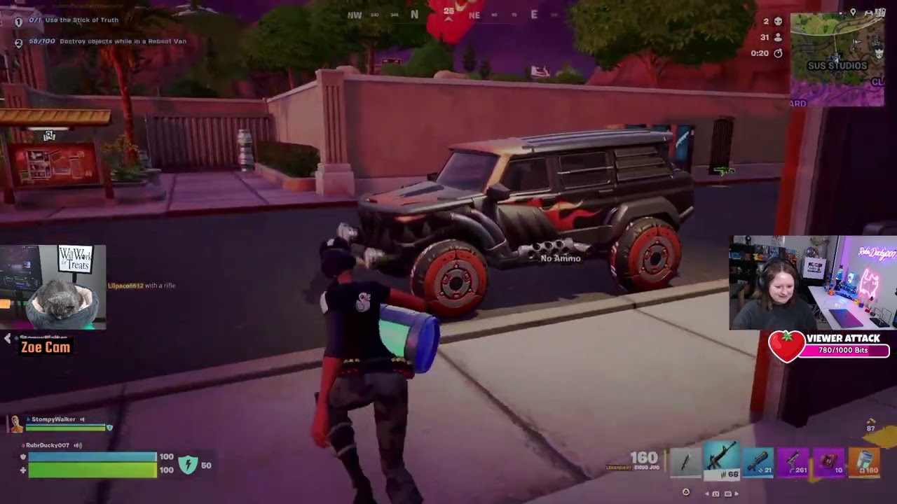 Twitch live stream 01.16.2026. Fortnite! (04:30:27)