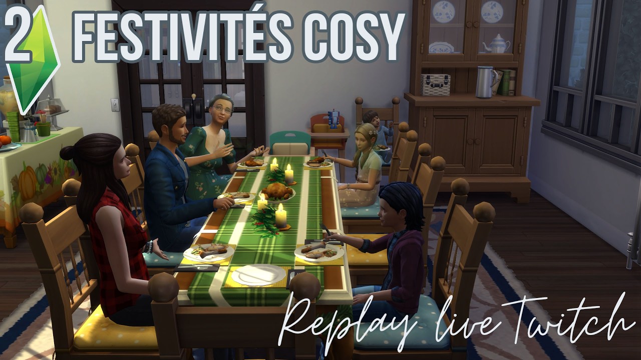 🥳 Festivités Cozy 🎄 - Sims 4 - Let's play ép. 2