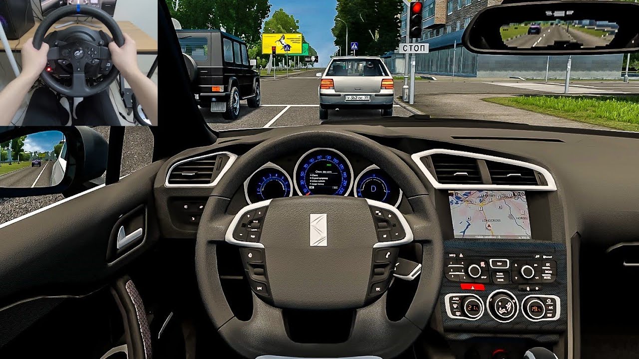 City Car Driving - 2012 Citroen DS4 [Steering Wheel Gameplay]