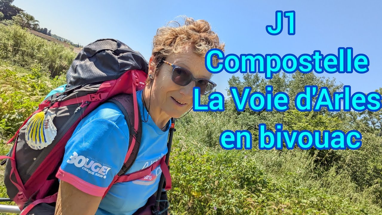 J1 - Compostelle - la voie d'Arles en bivouac