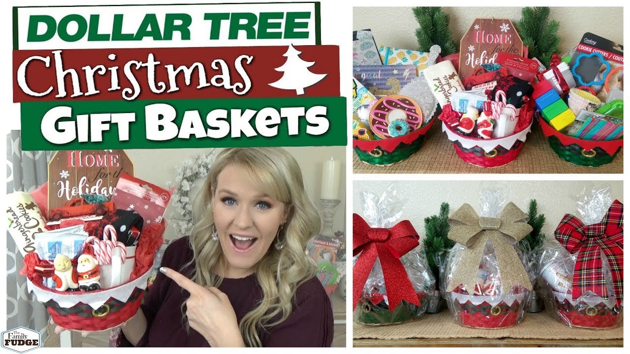 DOLLAR TREE CHRISTMAS GIFT BASKET IDEAS 🎄 Budget Christmas Gift Ideas