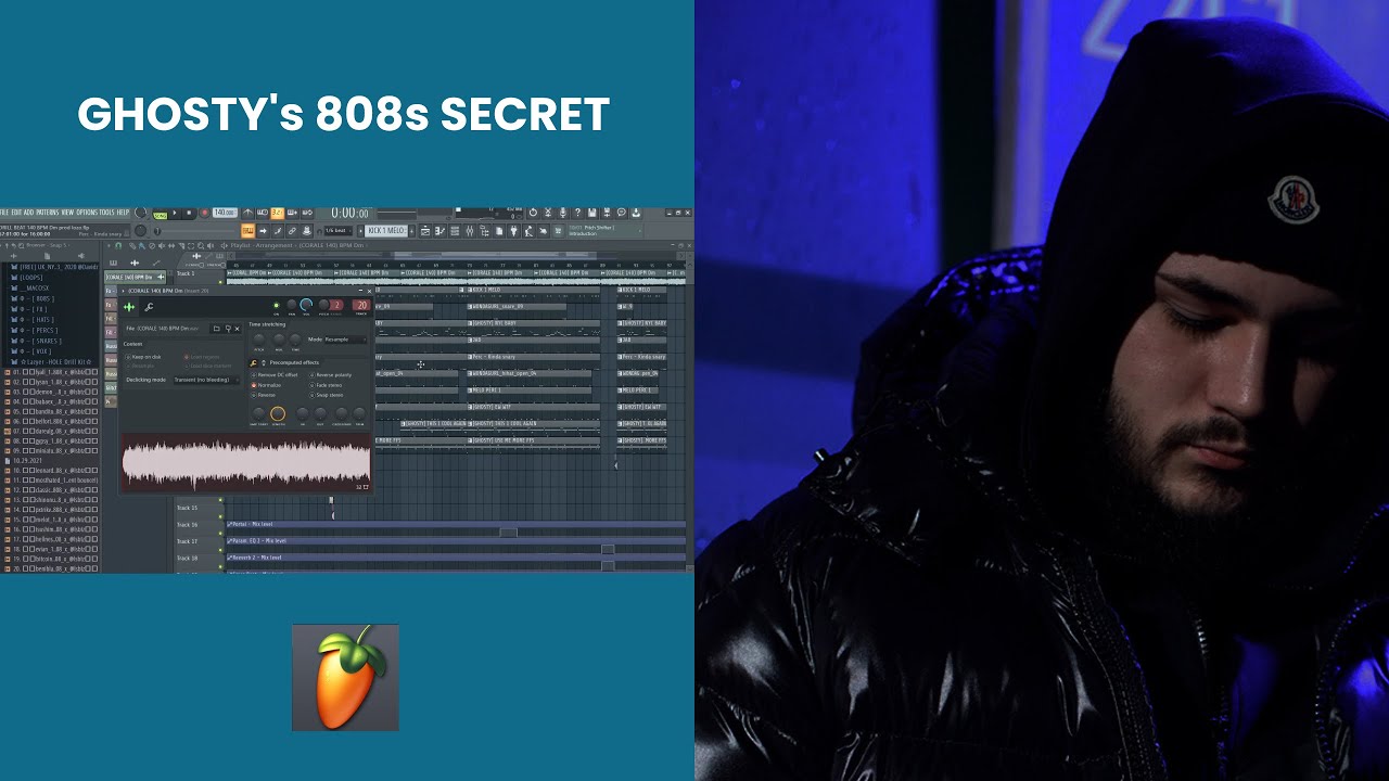 The secret for GHOSTY'S 808s | FL Studio Tutorial 2022
