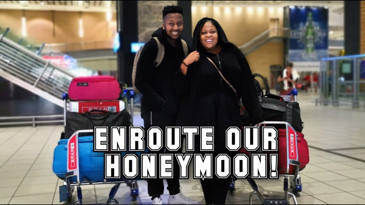 ENROUTE OUR HONEYMOON | MZWANDILE AND SIZA | VLOG