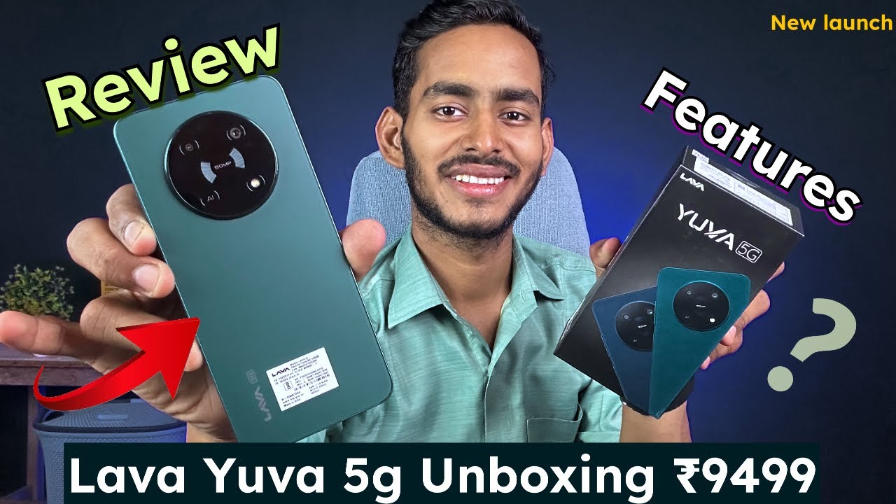 lava yuva 5g unboxing // lava yuva 5g review // Best phone under ₹10000 // lava yuva 5g feature ✨