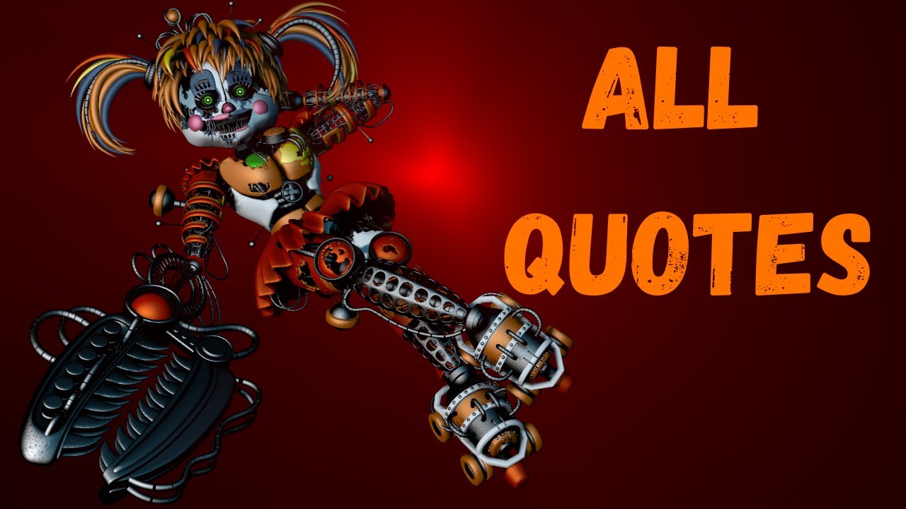| SFM FNaF | Scrap Baby's Voice Lines Animated [OLD]