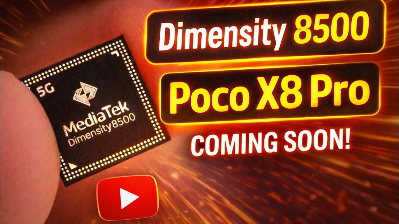 Mediatek Dimensity 8500 Launched | Poco X8 Pro First Phone | Redmi Turbo 5 | Honor Power 2