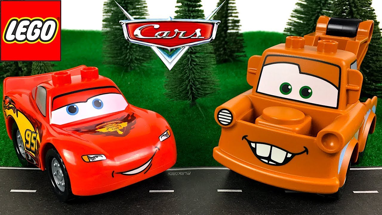 LEGO DUPLO DISNEY PIXAR CARS 3 FLO'S CAFÉ MAC WITH LIGHTNING MCQUEEN AND CRUZ RAMIREZ -  UNBOXING