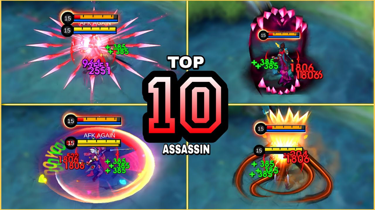 TOP 10 BEST ASSASSIN FOR 2025 ~ MOBILE LEGENDS