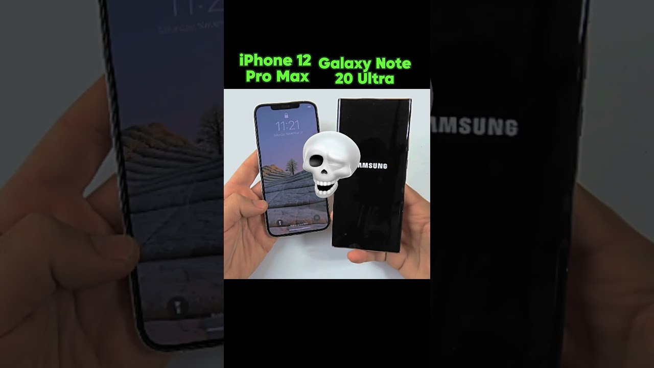 iPhone 12 Pro Max vs Galaxy Note 20 Ultra Speed Test!