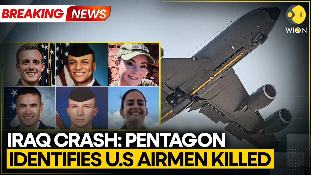 Iraq Crash: US Airmen Killed Identified as One Major Three Captains & Two Tech Sergeants | WION News