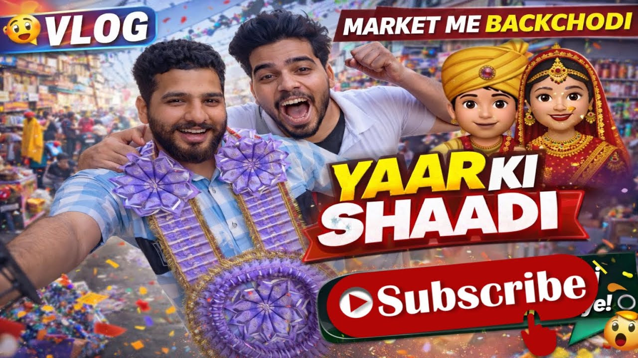 Public Ke Beech Chilla Diya – Aaj Mere Yaar Ki Shaadi Hai 😱