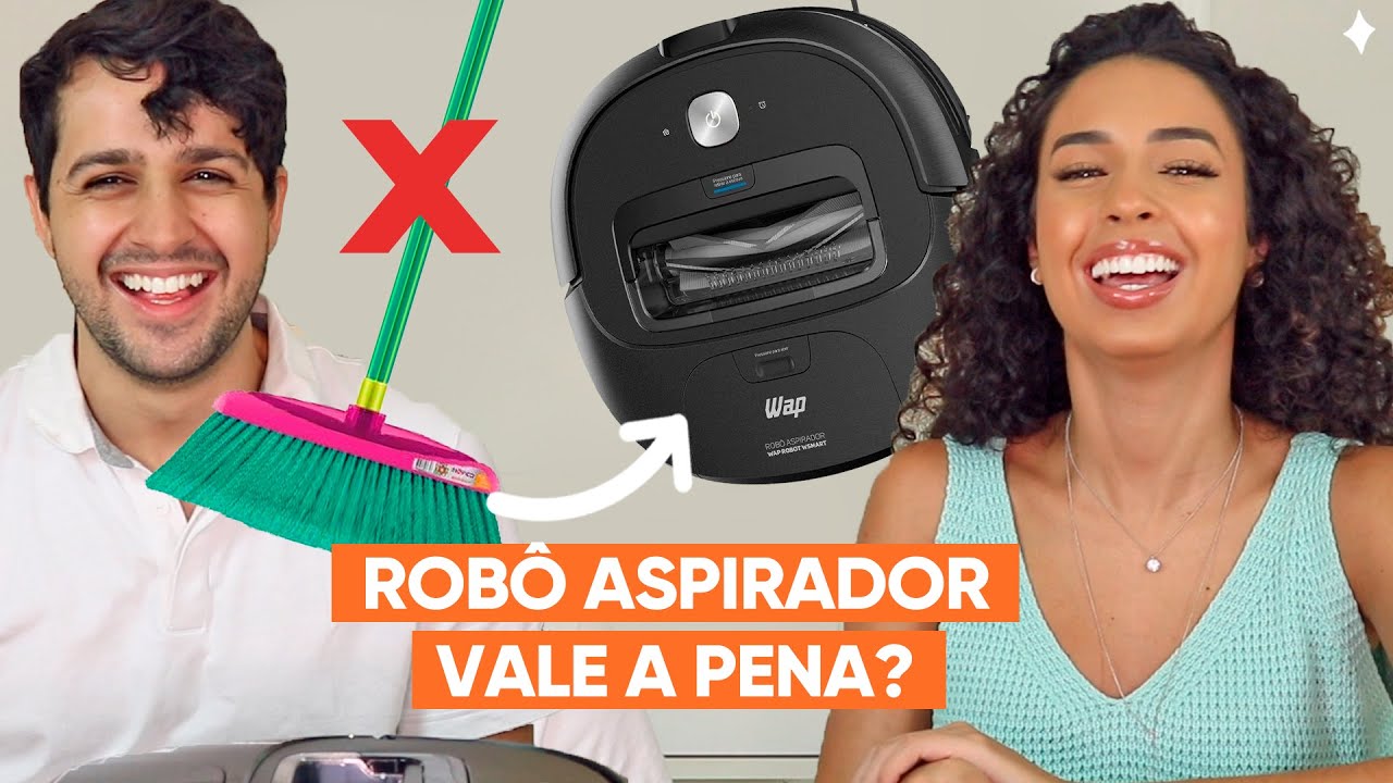 TESTEI O ROB&Ocirc; ASPIRADOR WAP WSMART QUE LIMPA E PASSA PANO - VALE A PENA? | JULIANA LOUISE
