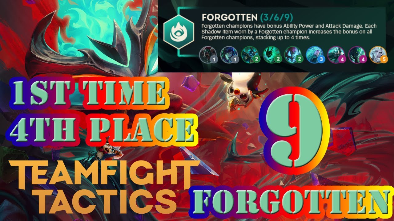 TFT Set 5 Reckoning First Look 9 Forgotten 4th place PBE