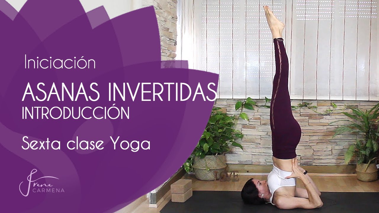 Sexta clase de Yoga principiantes. Posturas invertidas Sarvangasana y Halasana (la vela y el arado)