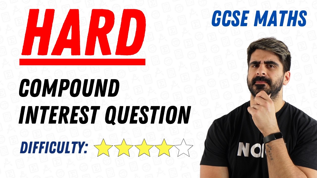 INSANE Compound Interest Question | GCSE MATHS